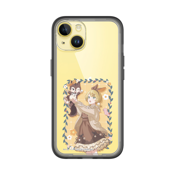 Slim Protection Premium Case［ Hatsune Miku × Kuppy Ramune – Kagamine Rin × Ram – Full-body Illustration 1 ］
