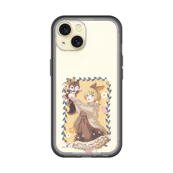 Slim Protection Premium Case［ Hatsune Miku × Kuppy Ramune – Kagamine Rin × Ram – Full-body Illustration 1 ］