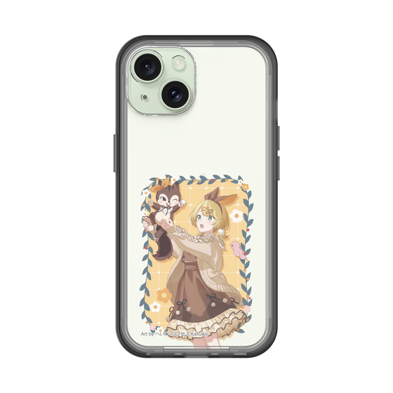 Slim Protection Premium Case［ Hatsune Miku × Kuppy Ramune – Kagamine Rin × Ram – Full-body Illustration 1 ］