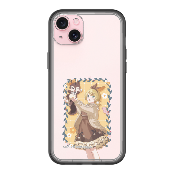 Slim Protection Premium Case［ Hatsune Miku × Kuppy Ramune – Kagamine Rin × Ram – Full-body Illustration 1 ］