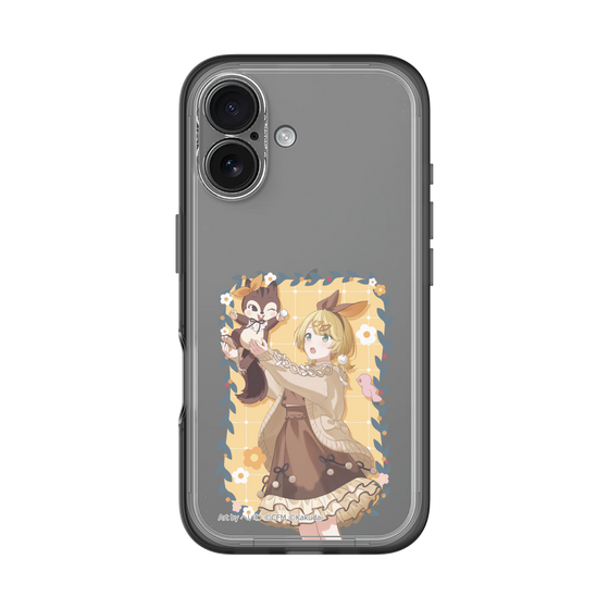 Slim Protection Premium Case［ Hatsune Miku × Kuppy Ramune – Kagamine Rin × Ram – Full-body Illustration 1 ］