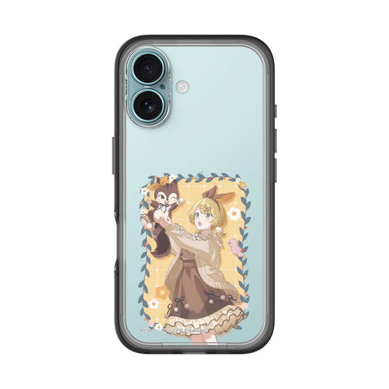 Slim Protection Premium Case［ Hatsune Miku × Kuppy Ramune – Kagamine Rin × Ram – Full-body Illustration 1 ］