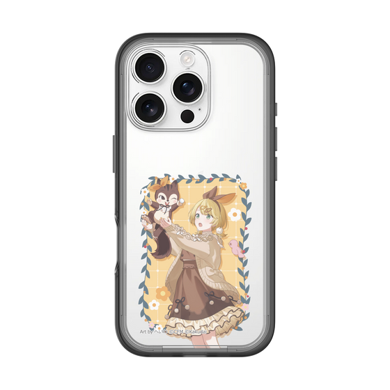 Slim Protection Premium Case［ Hatsune Miku × Kuppy Ramune – Kagamine Rin × Ram – Full-body Illustration 1 ］