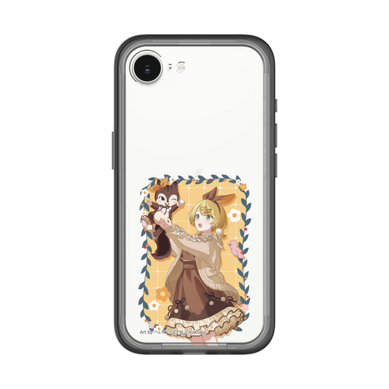 Slim Protection Premium Case［ Hatsune Miku × Kuppy Ramune – Kagamine Rin × Ram – Full-body Illustration 1 ］