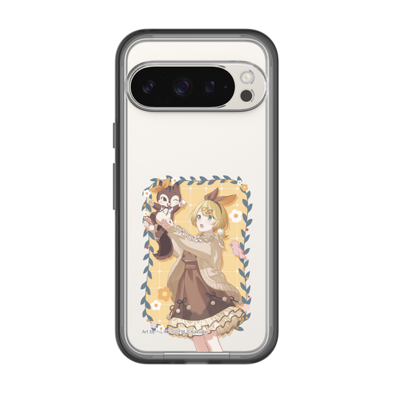 Slim Protection Premium Case［ Hatsune Miku × Kuppy Ramune – Kagamine Rin × Ram – Full-body Illustration 1 ］