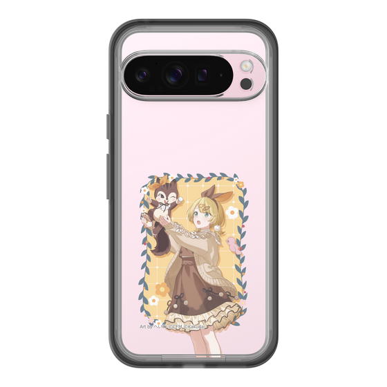 Slim Protection Premium Case［ Hatsune Miku × Kuppy Ramune – Kagamine Rin × Ram – Full-body Illustration 1 ］