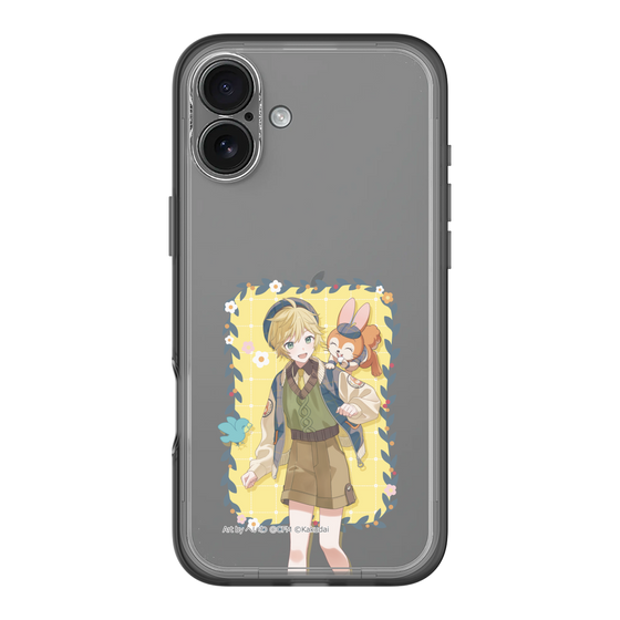 Slim Protection Premium Case［ Hatsune Miku × Kuppy Ramune – Kagamine Len × Kuppy – Full-body Illustration 1 ］