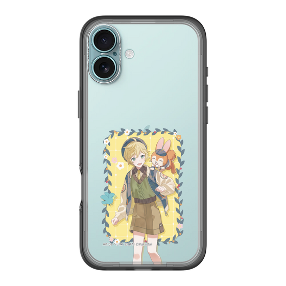 Slim Protection Premium Case［ Hatsune Miku × Kuppy Ramune – Kagamine Len × Kuppy – Full-body Illustration 1 ］