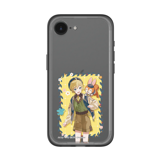 Slim Protection Premium Case［ Hatsune Miku × Kuppy Ramune – Kagamine Len × Kuppy – Full-body Illustration 1 ］