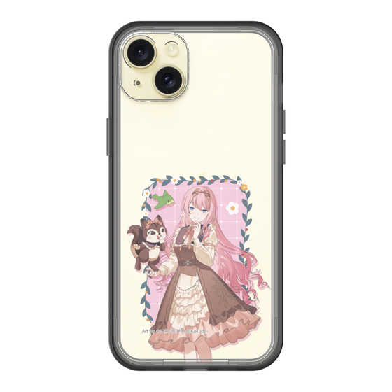 Slim Protection Premium Case［ Hatsune Miku × Kuppy Ramune – Megurine Luka × Ram – Full-body Illustration 1 ］