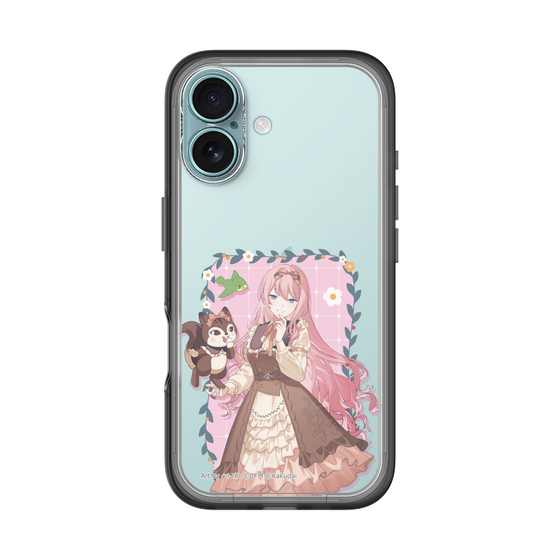 Slim Protection Premium Case［ Hatsune Miku × Kuppy Ramune – Megurine Luka × Ram – Full-body Illustration 1 ］