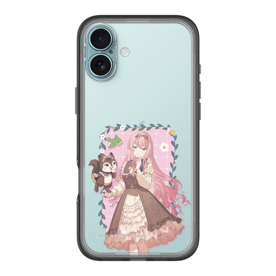 Slim Protection Premium Case［ Hatsune Miku × Kuppy Ramune – Megurine Luka × Ram – Full-body Illustration 1 ］