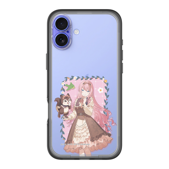 Slim Protection Premium Case［ Hatsune Miku × Kuppy Ramune – Megurine Luka × Ram – Full-body Illustration 1 ］