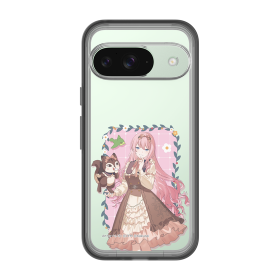 Slim Protection Premium Case［ Hatsune Miku × Kuppy Ramune – Megurine Luka × Ram – Full-body Illustration 1 ］