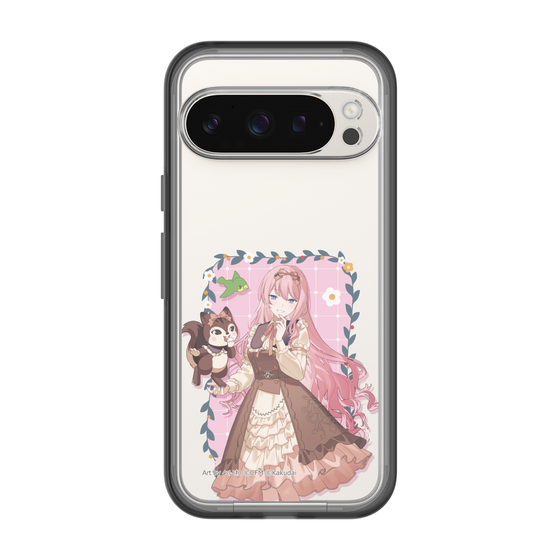 Slim Protection Premium Case［ Hatsune Miku × Kuppy Ramune – Megurine Luka × Ram – Full-body Illustration 1 ］