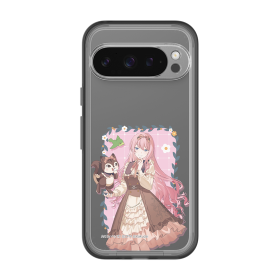 Slim Protection Premium Case［ Hatsune Miku × Kuppy Ramune – Megurine Luka × Ram – Full-body Illustration 1 ］