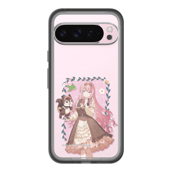 Slim Protection Premium Case［ Hatsune Miku × Kuppy Ramune – Megurine Luka × Ram – Full-body Illustration 1 ］