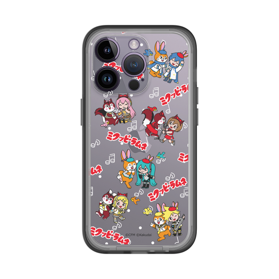 Slim Protection Premium Case［ Hatsune Miku × Kuppy Ramune – Overall Pattern ］