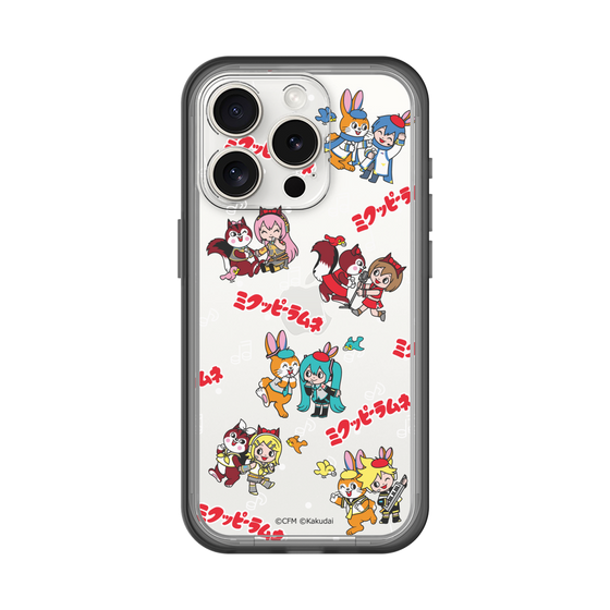 Slim Protection Premium Case［ Hatsune Miku × Kuppy Ramune – Overall Pattern ］