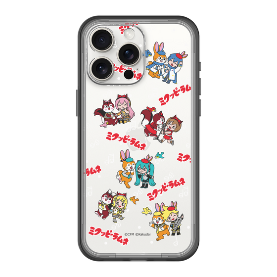 Slim Protection Premium Case［ Hatsune Miku × Kuppy Ramune – Overall Pattern ］