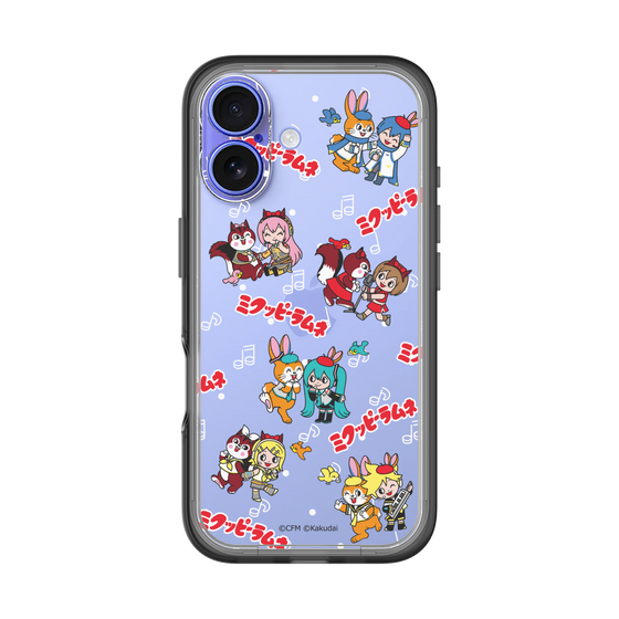 Slim Protection Premium Case［ Hatsune Miku × Kuppy Ramune – Overall Pattern ］