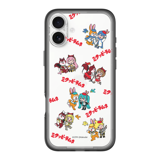 Slim Protection Premium Case［ Hatsune Miku × Kuppy Ramune – Overall Pattern ］