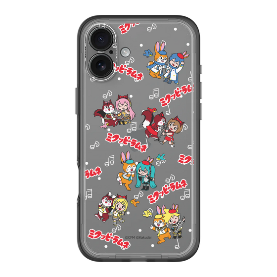 Slim Protection Premium Case［ Hatsune Miku × Kuppy Ramune – Overall Pattern ］