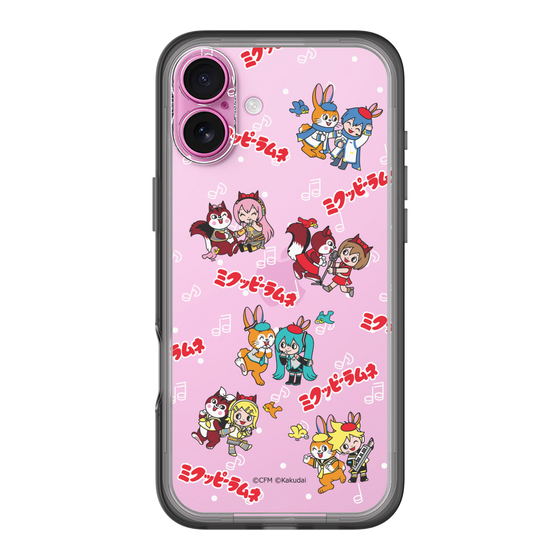 Slim Protection Premium Case［ Hatsune Miku × Kuppy Ramune – Overall Pattern ］