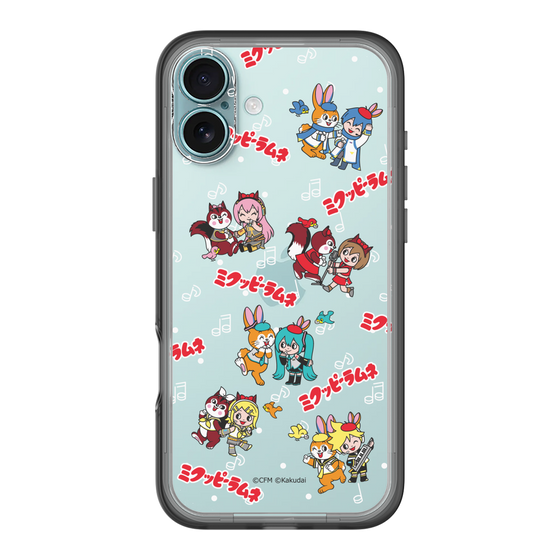 Slim Protection Premium Case［ Hatsune Miku × Kuppy Ramune – Overall Pattern ］