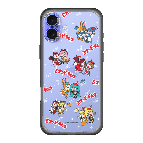 Slim Protection Premium Case［ Hatsune Miku × Kuppy Ramune – Overall Pattern ］