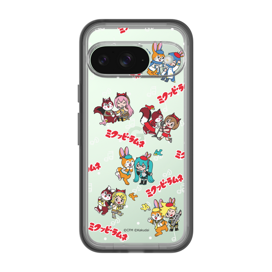 Slim Protection Premium Case［ Hatsune Miku × Kuppy Ramune – Overall Pattern ］