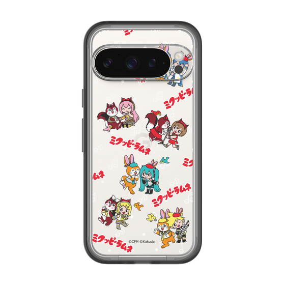 Slim Protection Premium Case［ Hatsune Miku × Kuppy Ramune – Overall Pattern ］