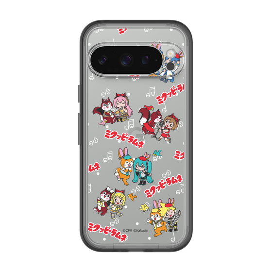 Slim Protection Premium Case［ Hatsune Miku × Kuppy Ramune – Overall Pattern ］