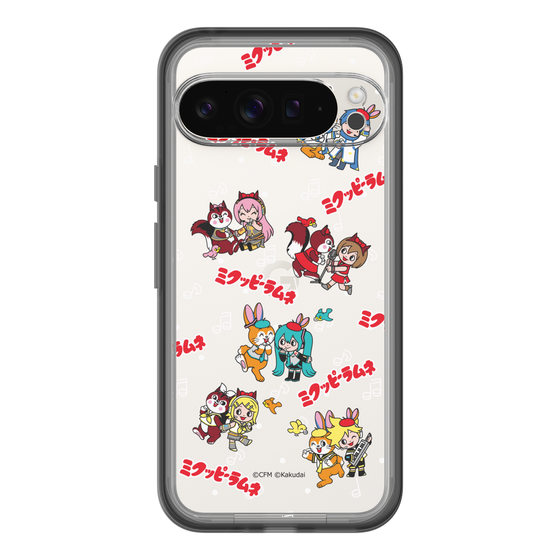 Slim Protection Premium Case［ Hatsune Miku × Kuppy Ramune – Overall Pattern ］