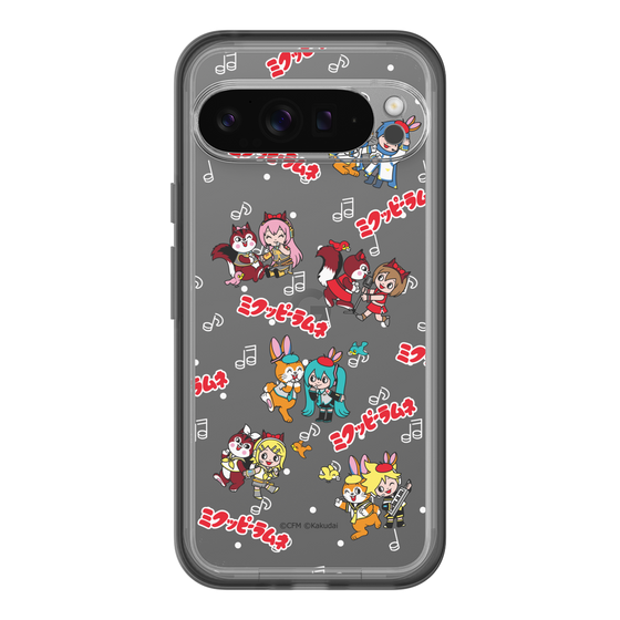 Slim Protection Premium Case［ Hatsune Miku × Kuppy Ramune – Overall Pattern ］