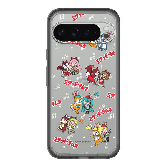 Slim Protection Premium Case［ Hatsune Miku × Kuppy Ramune – Overall Pattern ］