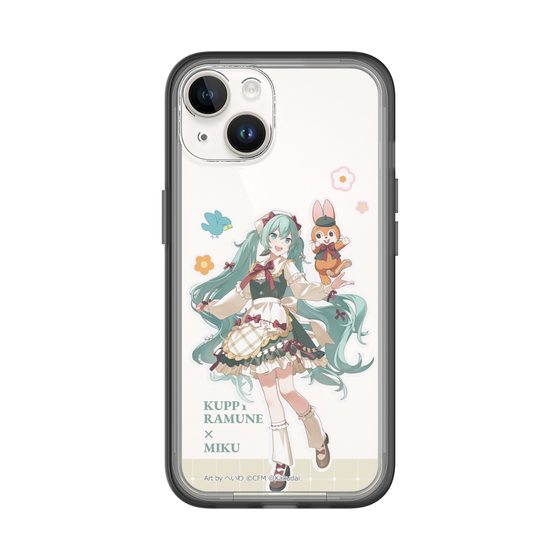 Slim Protection Premium Case［ Hatsune Miku × Kuppy Ramune – Hatsune Miku × Kuppy – Full-body Illustration 2 ］