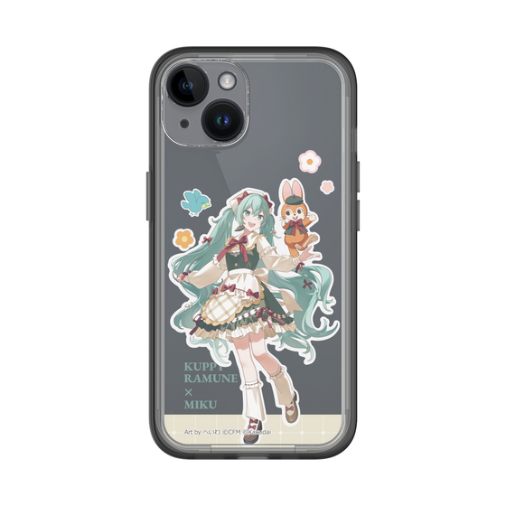 Slim Protection Premium Case［ Hatsune Miku × Kuppy Ramune – Hatsune Miku × Kuppy – Full-body Illustration 2 ］