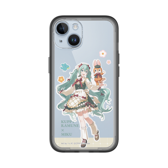 Slim Protection Premium Case［ Hatsune Miku × Kuppy Ramune – Hatsune Miku × Kuppy – Full-body Illustration 2 ］