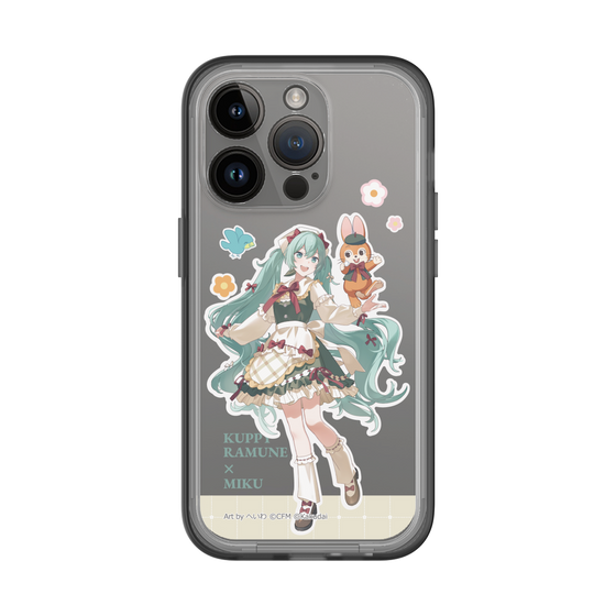 Slim Protection Premium Case［ Hatsune Miku × Kuppy Ramune – Hatsune Miku × Kuppy – Full-body Illustration 2 ］