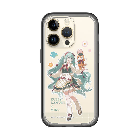 Slim Protection Premium Case［ Hatsune Miku × Kuppy Ramune – Hatsune Miku × Kuppy – Full-body Illustration 2 ］