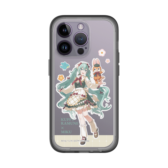 Slim Protection Premium Case［ Hatsune Miku × Kuppy Ramune – Hatsune Miku × Kuppy – Full-body Illustration 2 ］