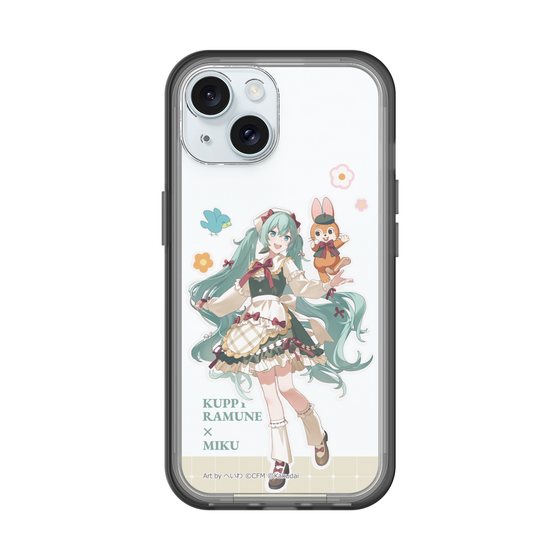 Slim Protection Premium Case［ Hatsune Miku × Kuppy Ramune – Hatsune Miku × Kuppy – Full-body Illustration 2 ］