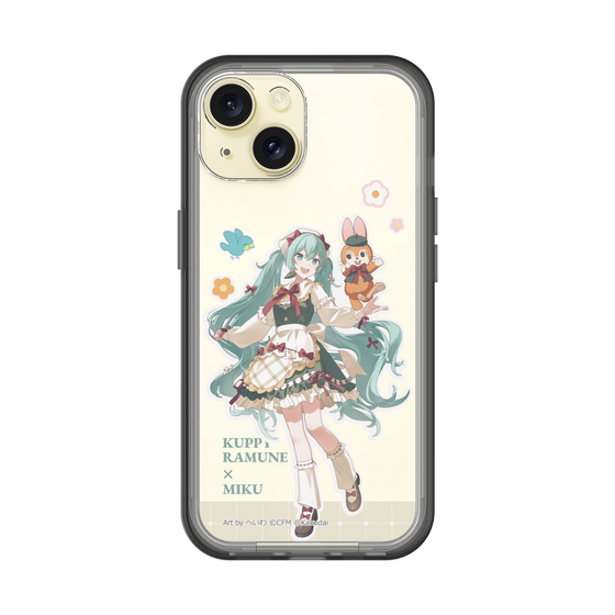 Slim Protection Premium Case［ Hatsune Miku × Kuppy Ramune – Hatsune Miku × Kuppy – Full-body Illustration 2 ］