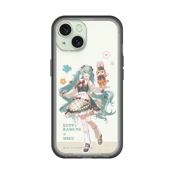 Slim Protection Premium Case［ Hatsune Miku × Kuppy Ramune – Hatsune Miku × Kuppy – Full-body Illustration 2 ］