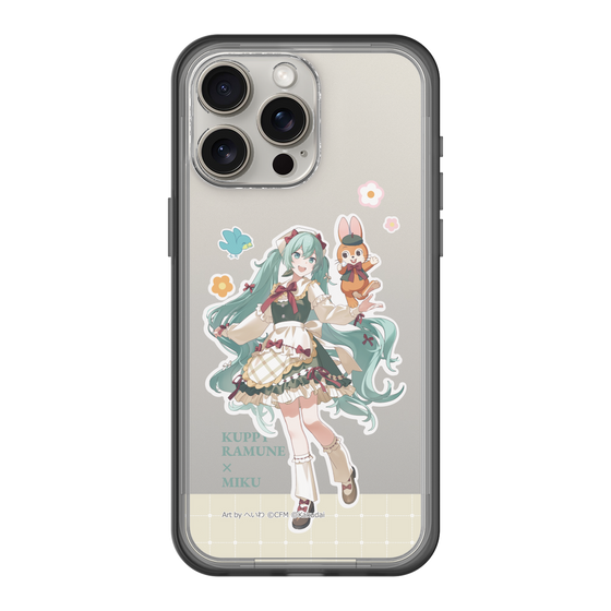 Slim Protection Premium Case［ Hatsune Miku × Kuppy Ramune – Hatsune Miku × Kuppy – Full-body Illustration 2 ］