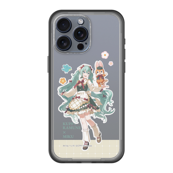Slim Protection Premium Case［ Hatsune Miku × Kuppy Ramune – Hatsune Miku × Kuppy – Full-body Illustration 2 ］
