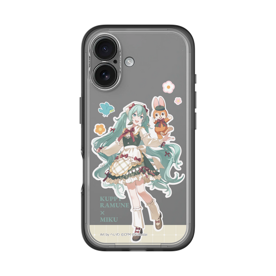 Slim Protection Premium Case［ Hatsune Miku × Kuppy Ramune – Hatsune Miku × Kuppy – Full-body Illustration 2 ］