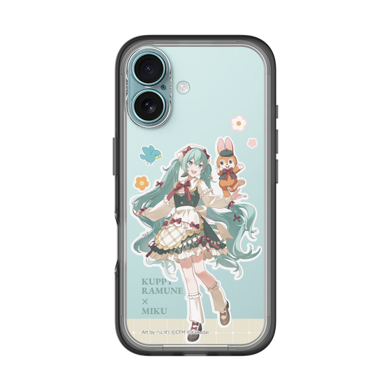 Slim Protection Premium Case［ Hatsune Miku × Kuppy Ramune – Hatsune Miku × Kuppy – Full-body Illustration 2 ］