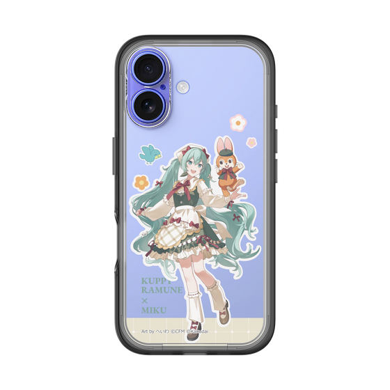 Slim Protection Premium Case［ Hatsune Miku × Kuppy Ramune – Hatsune Miku × Kuppy – Full-body Illustration 2 ］